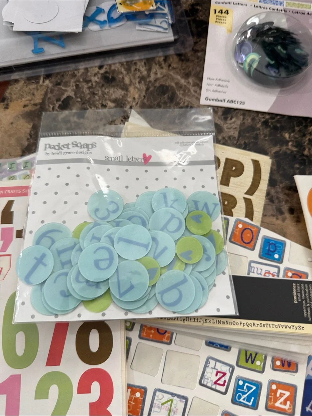 Misc Scrapbook Letters